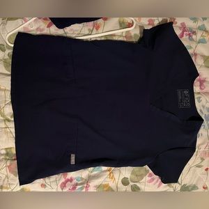 Figs navy blue top